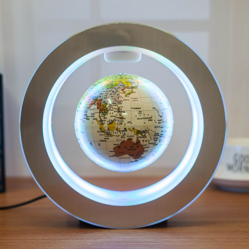 Floating LED world map